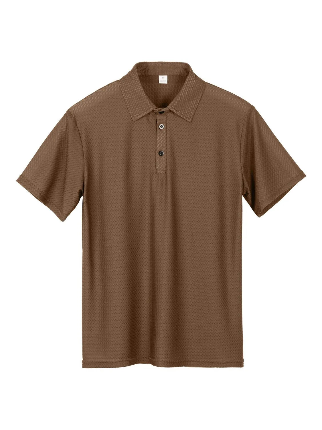 Men's Full Size Collared Neck Short Sleeve Polo Plus Size | STAHlin RADIANCE