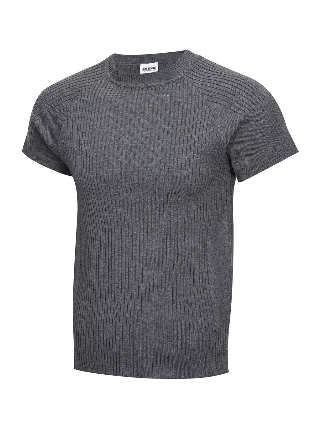 Men's Ribbed Knit Short-Sleeve T-Shirt | STAHlin RADIANCE
