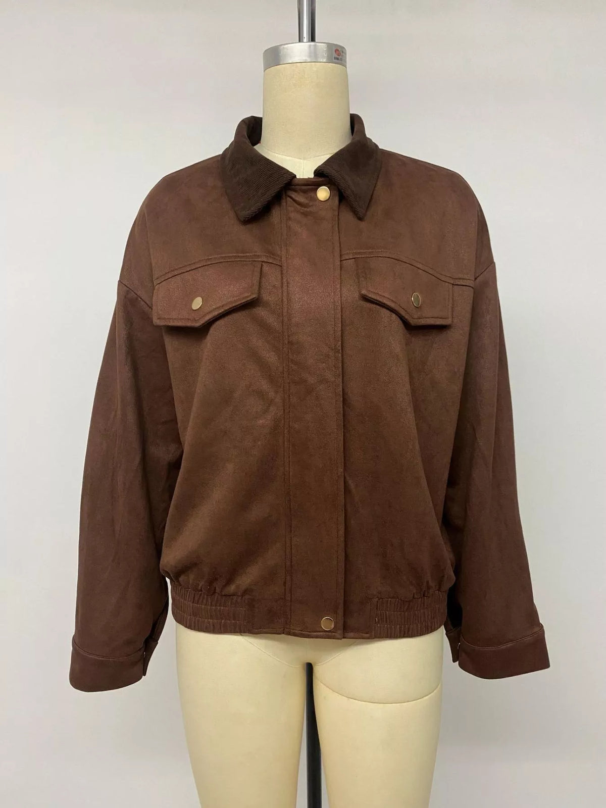 Corduroy Collar Zip-Up Jacket | STAHlin RADIANCE