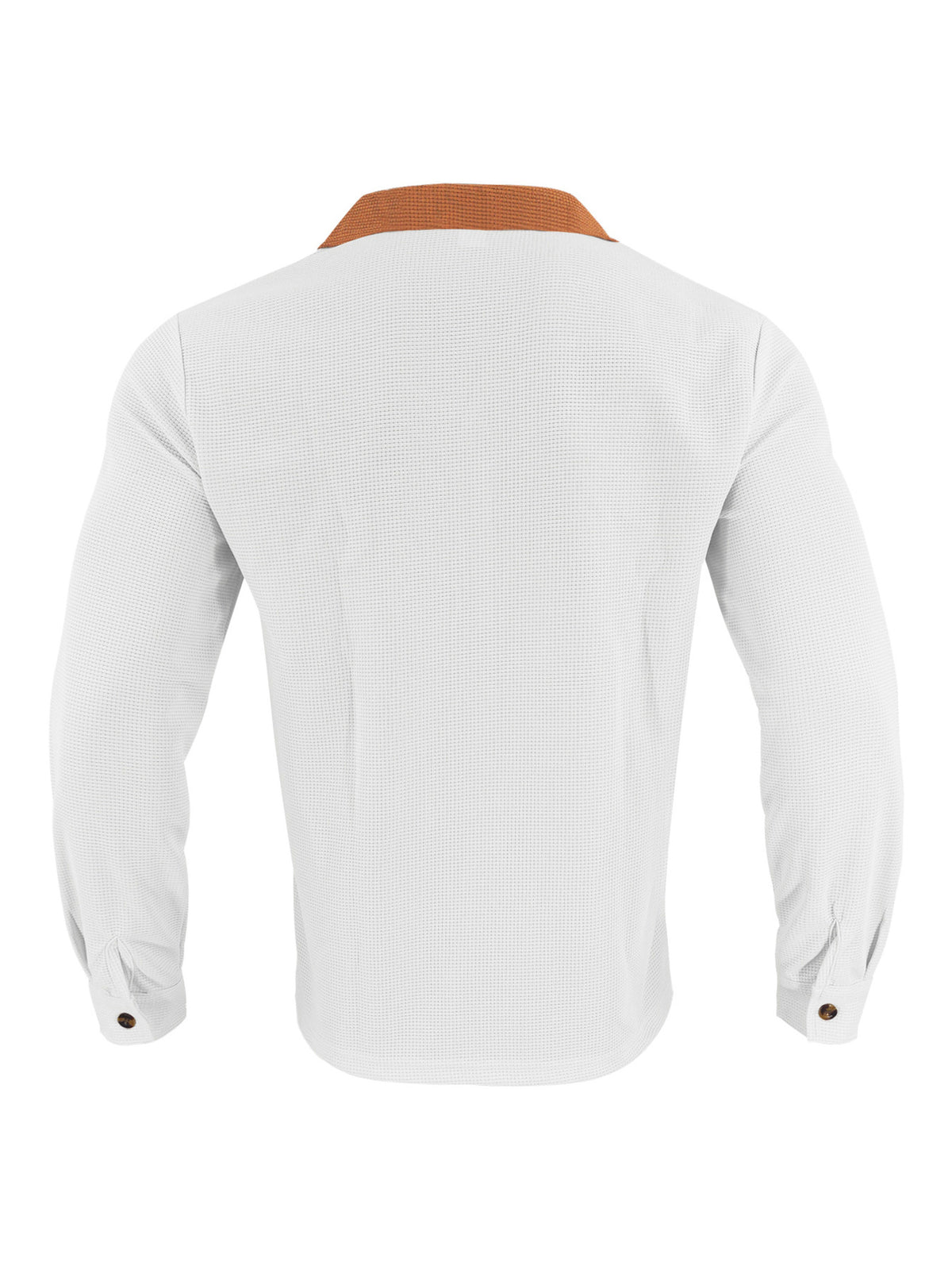 Men's Full Size Contrast Collar Button Up Shirt Plus Size | STAHlin RADIANCE