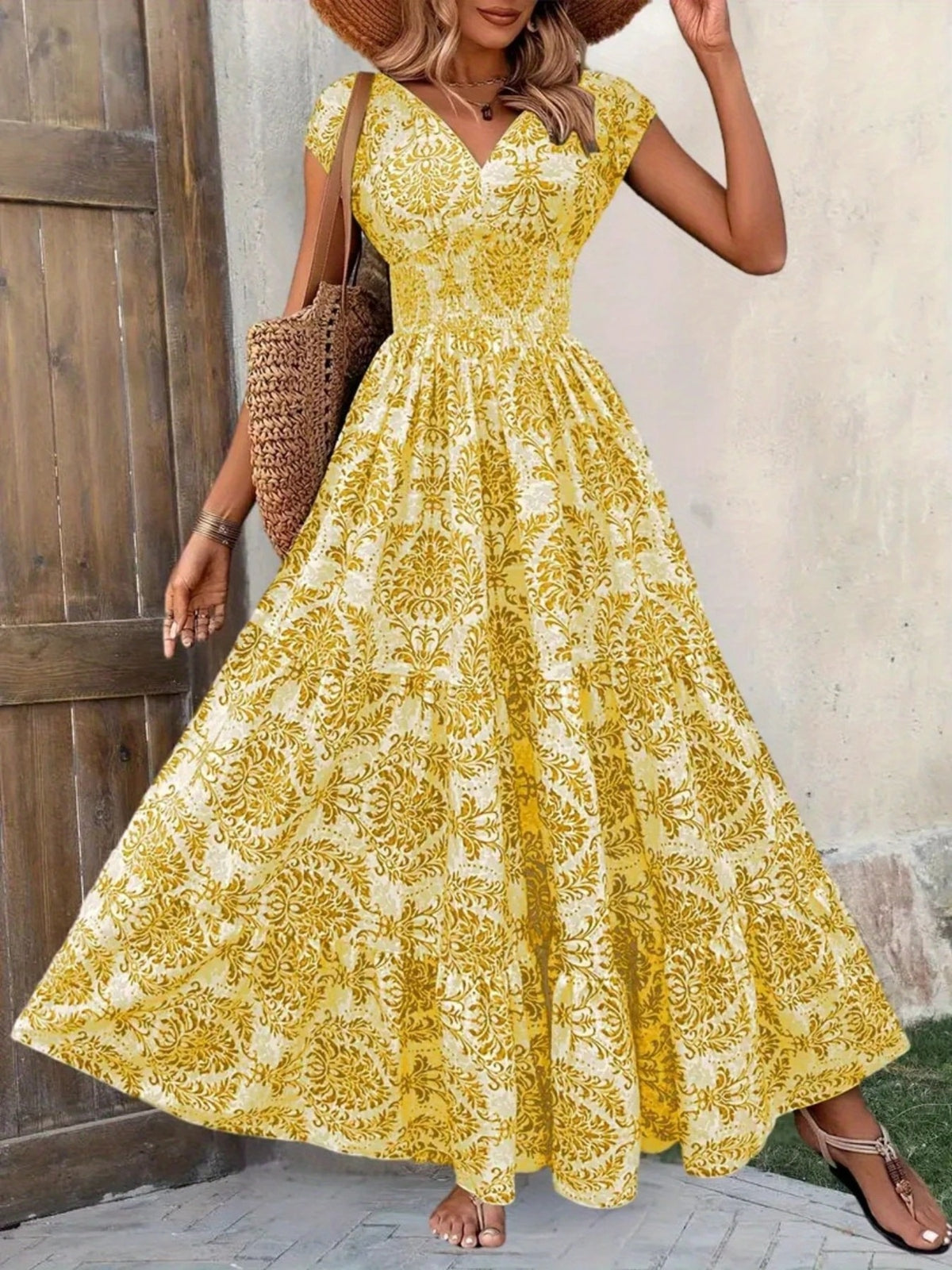 The Flora Cap Sleeve Maxi | STAHlin RADIANCE