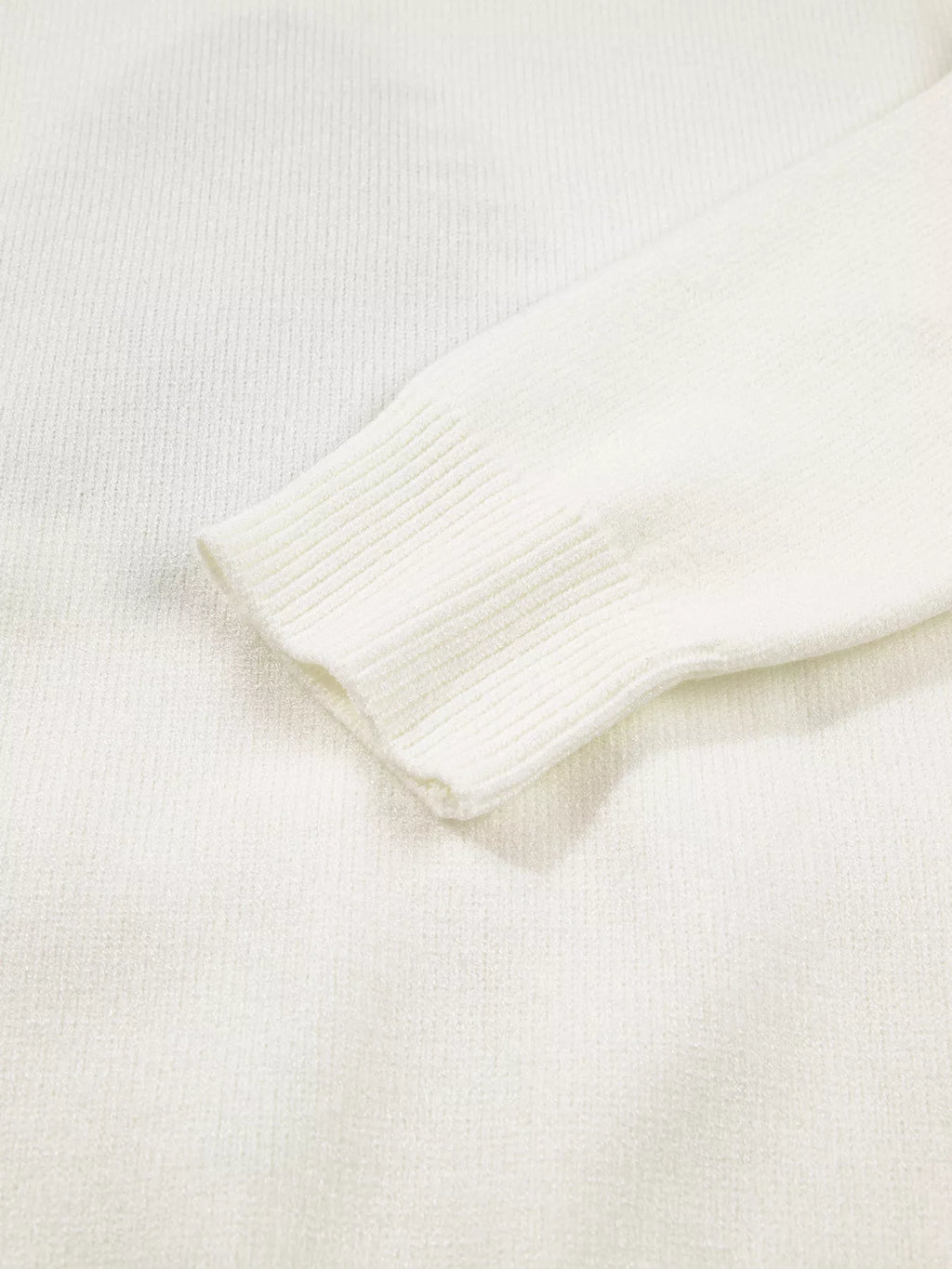 Christmas Tree Bow Drop Shoulder Knit Sweater | STAHlin RADIANCE