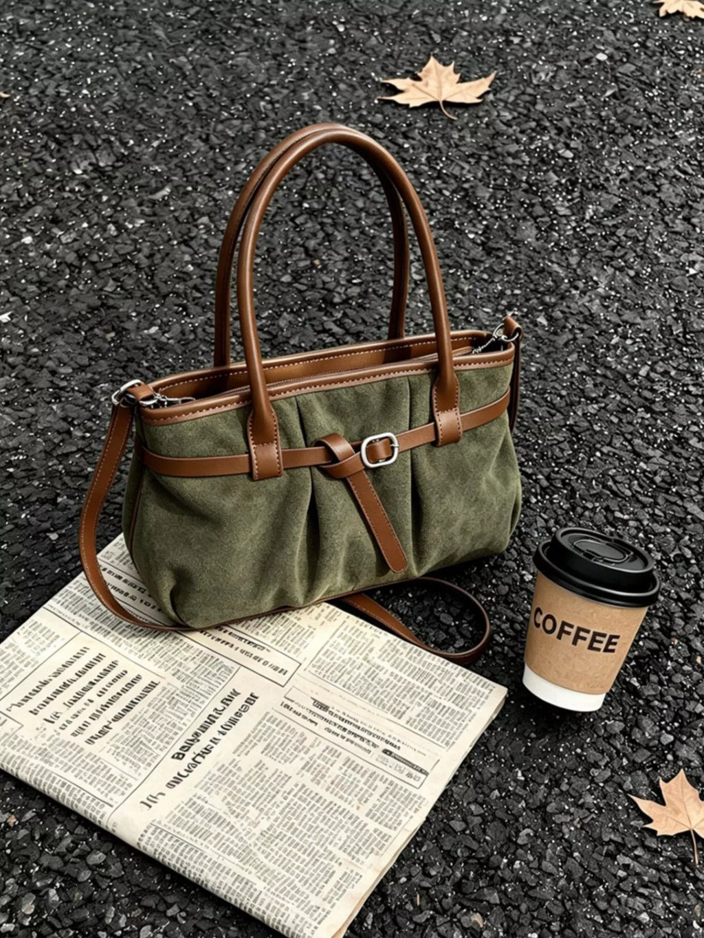 Vintage Ruched Crossbody Bag | STAHlin RADIANCE