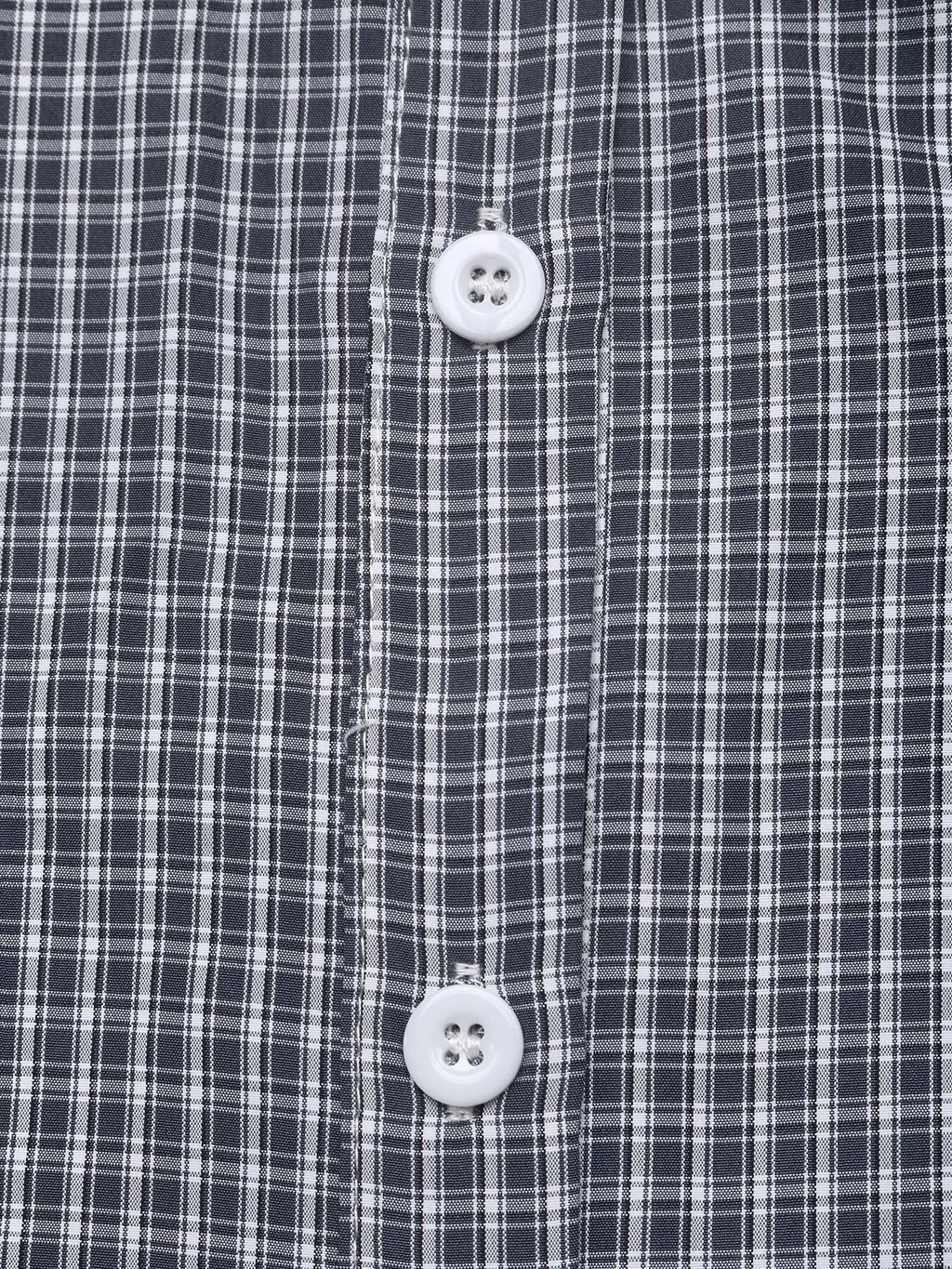 Gingham Button Up Shirt with Tie-Sleeve Detail | STAHlin RADIANCE