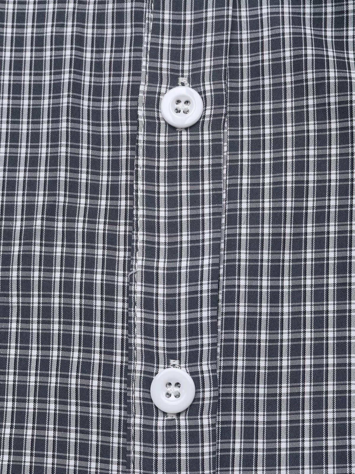 Gingham Button Up Shirt with Tie-Sleeve Detail | STAHlin RADIANCE