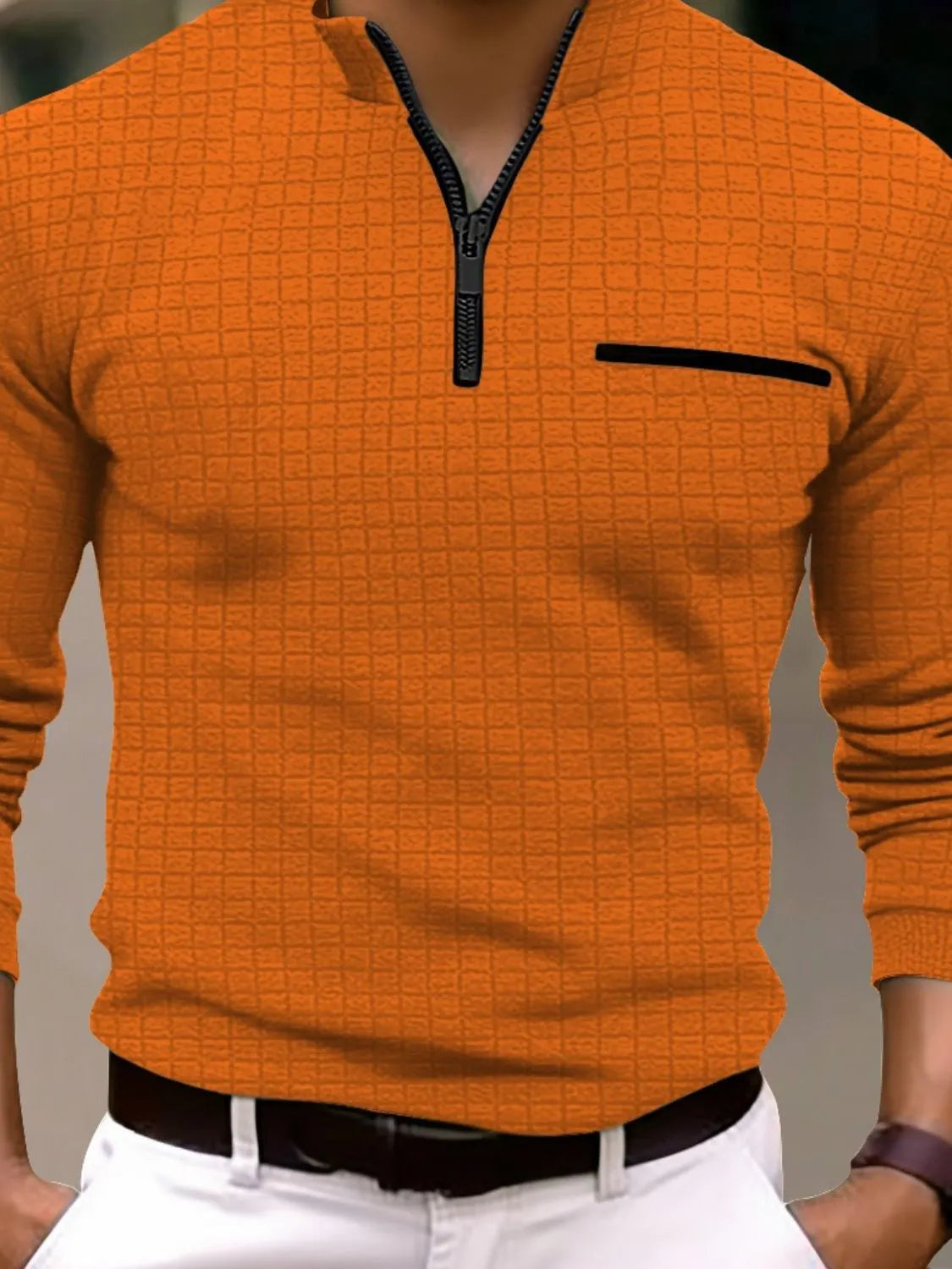 The Reeves Quarter-Zip Polo | STAHlin RADIANCE