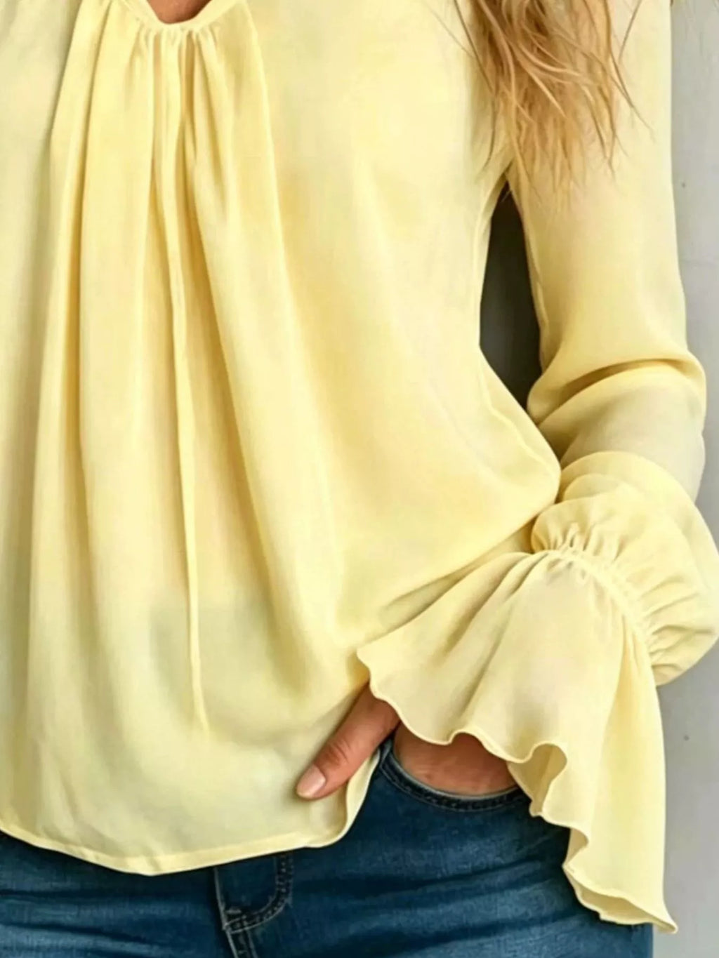 The Eloise Flounce Blouse | STAHlin RADIANCE