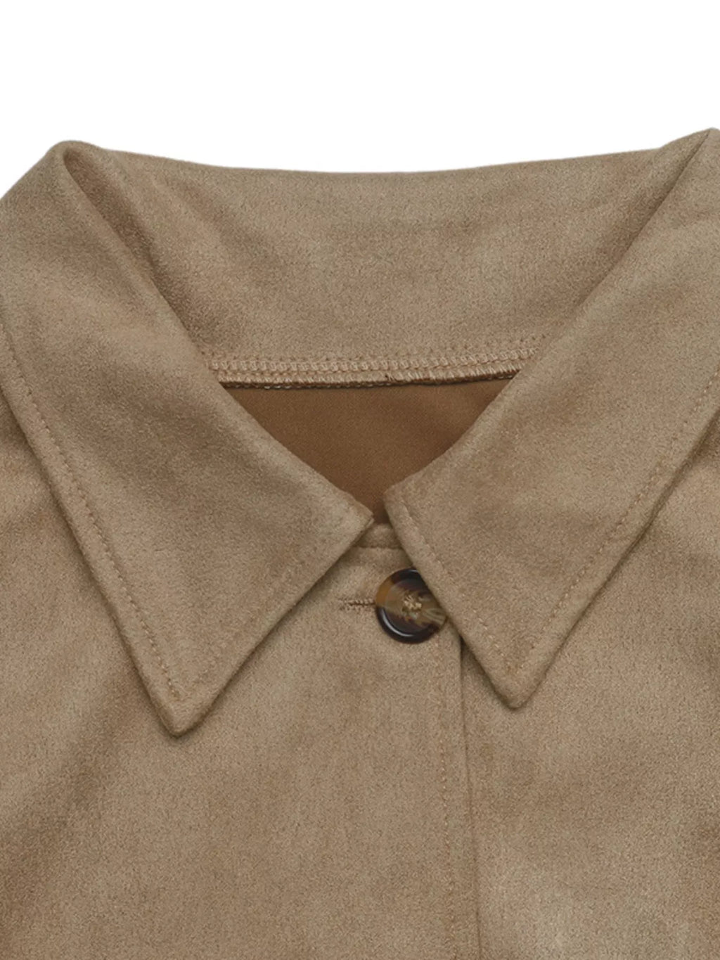Collared Neck Button Up Jacket | STAHlin RADIANCE