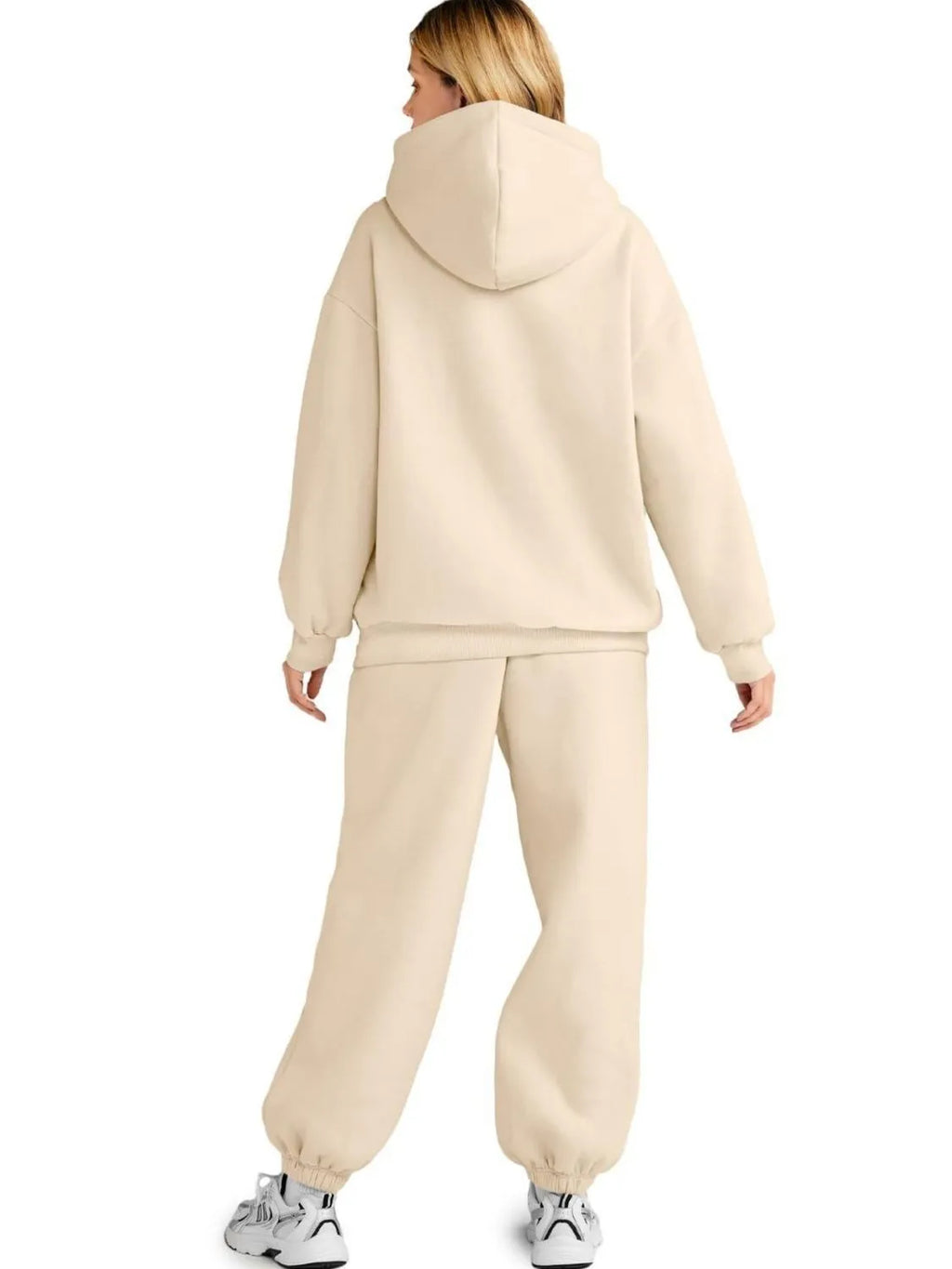 Full Size Kangaroo Pocket Hoodie and Joggers Set Plus Size | STAHlin RADIANCE
