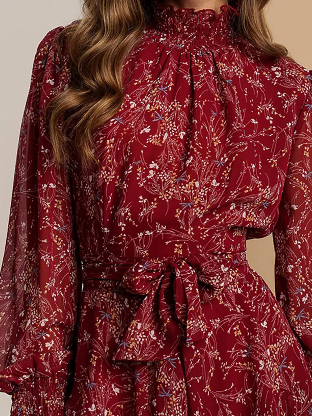 The Flora Ruffle Hem Dress | STAHlin RADIANCE