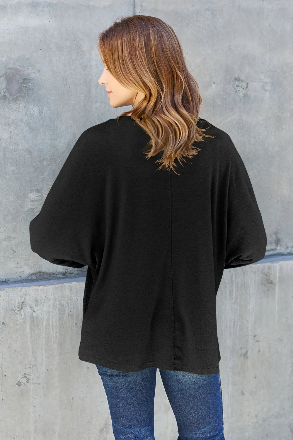 Double Take Full Size Round Neck Long Sleeve T-Shirt | STAHlin RADIANCE