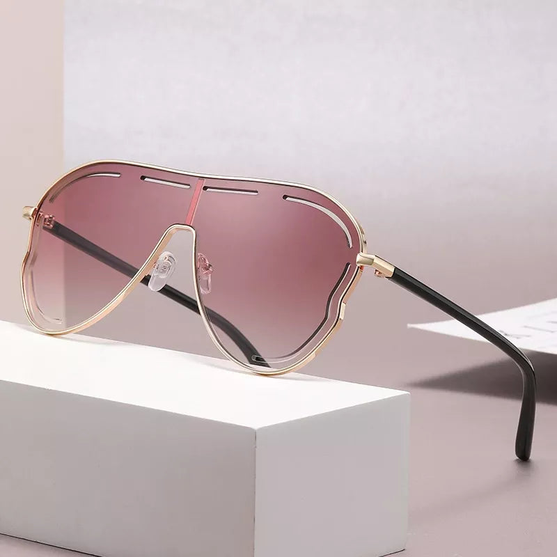 Oversized Aviator Gradient Sunglasses | STAHlin RADIANCE