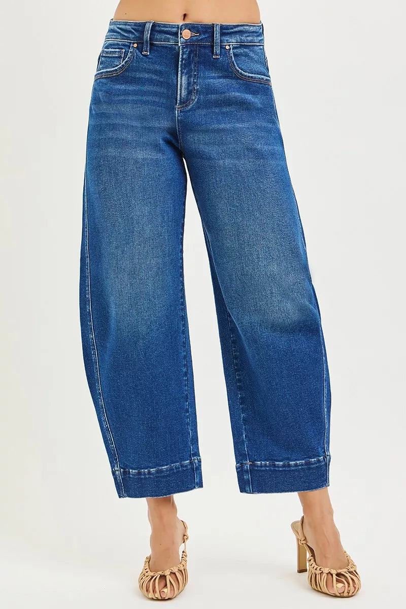 The Nova RISEN Crop Barrel Jeans | STAHlin RADIANCE