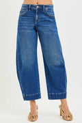 The Nova RISEN Crop Barrel Jeans | STAHlin RADIANCE