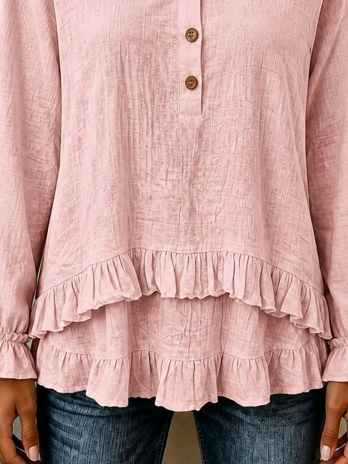 The Ruffled Button Blouse | STAHlin RADIANCE
