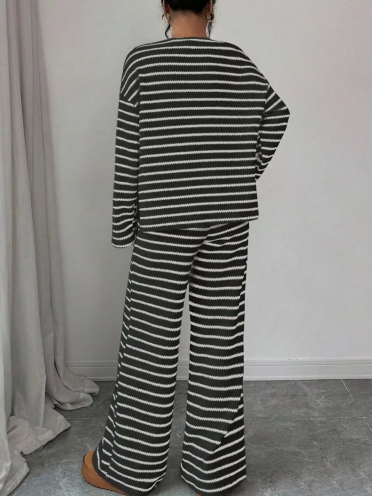 Striped Relaxed Fit Top and Pants Set | STAHlin RADIANCE