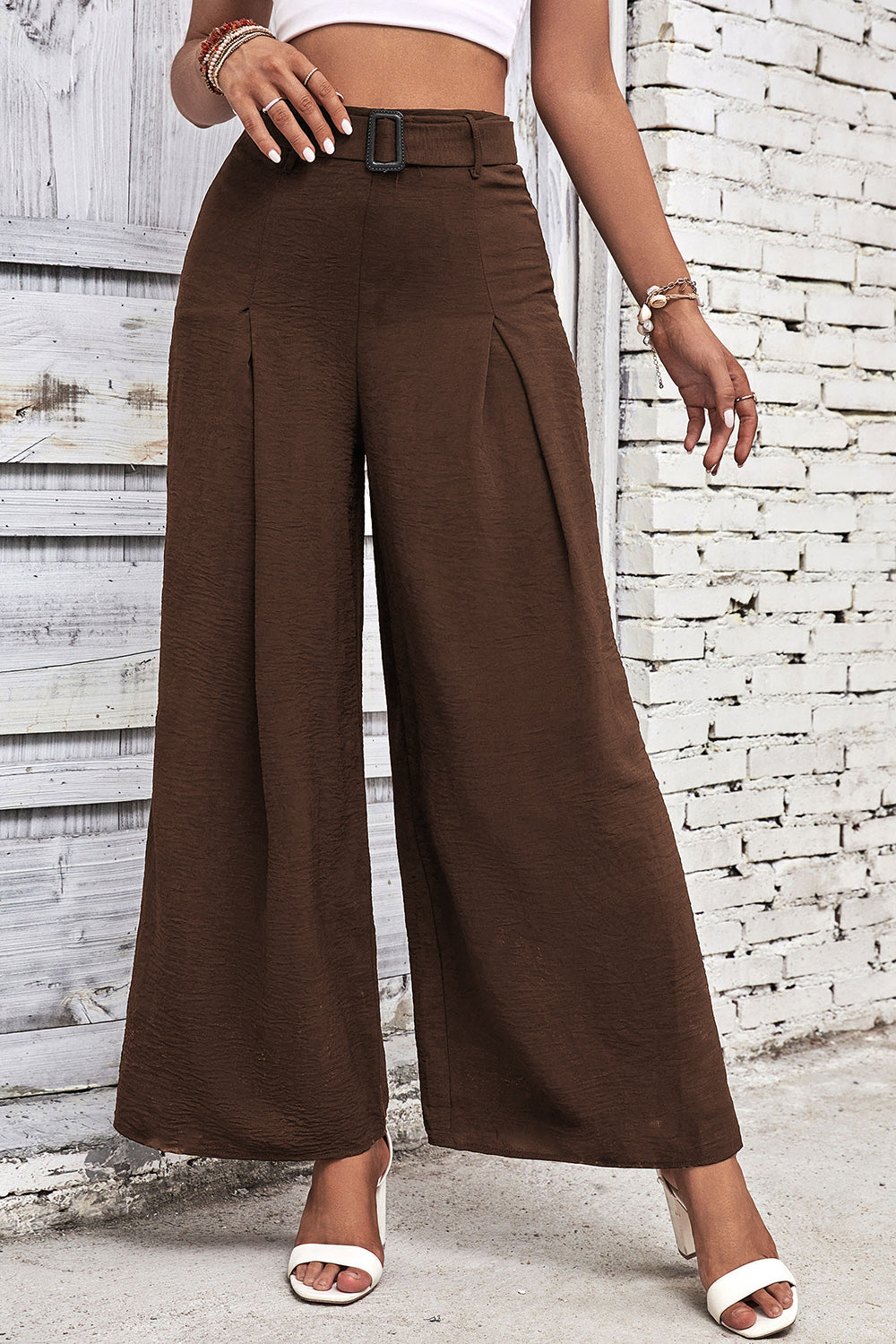 High Waisted Wide Leg Pants | STAHlin RADIANCE