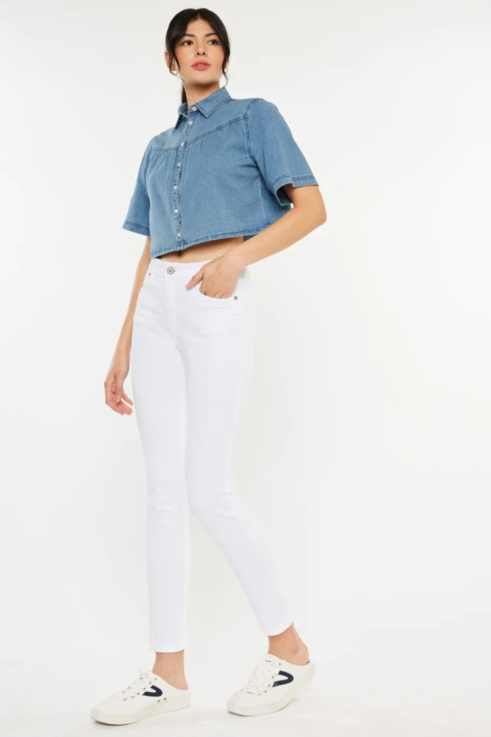 Kancan High Rise Ankle Skinny Jeans | STAHlin RADIANCE
