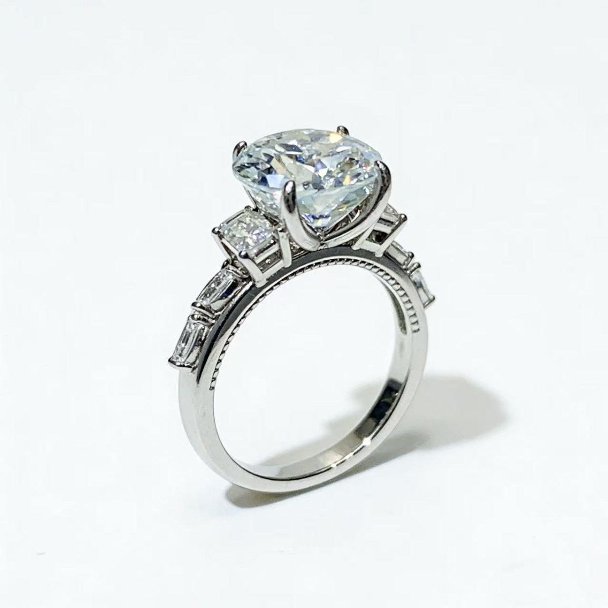 8 Carat Moissanite 925 Sterling Silver Ring | STAHlin RADIANCE