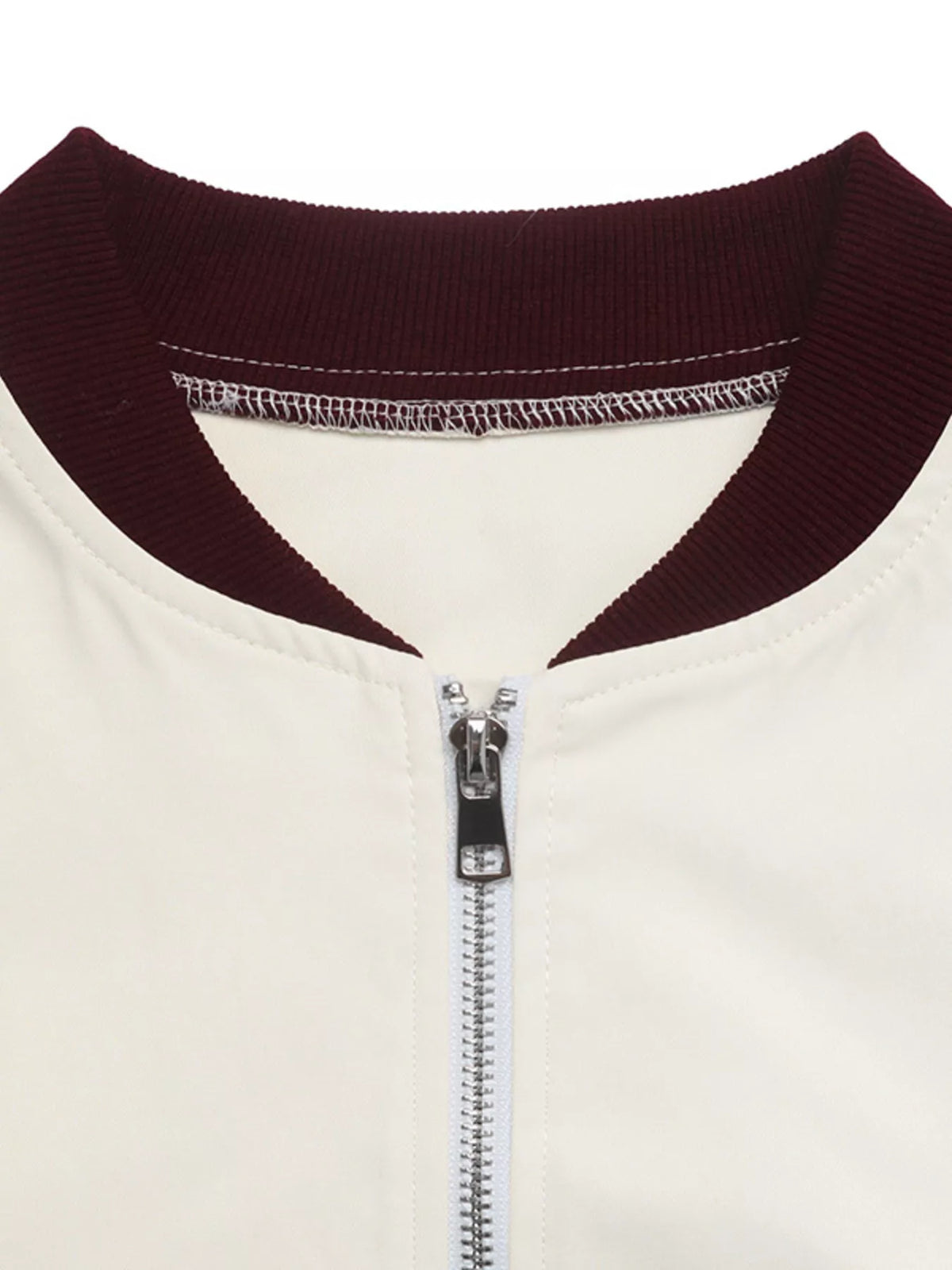 Contrast Trim Zip Up Jacket | STAHlin RADIANCE