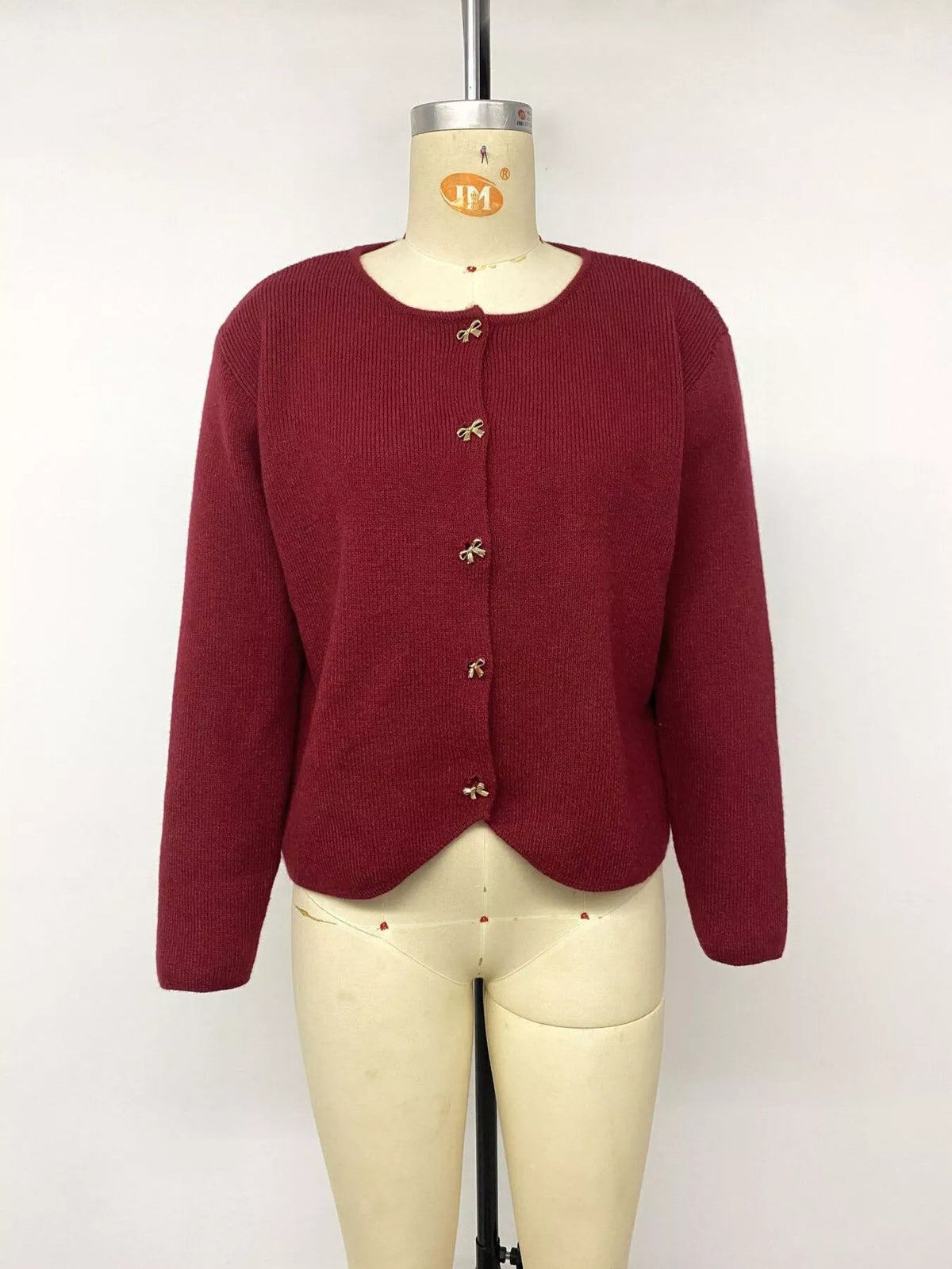 Bow Button Up Knit Cardigan | STAHlin RADIANCE