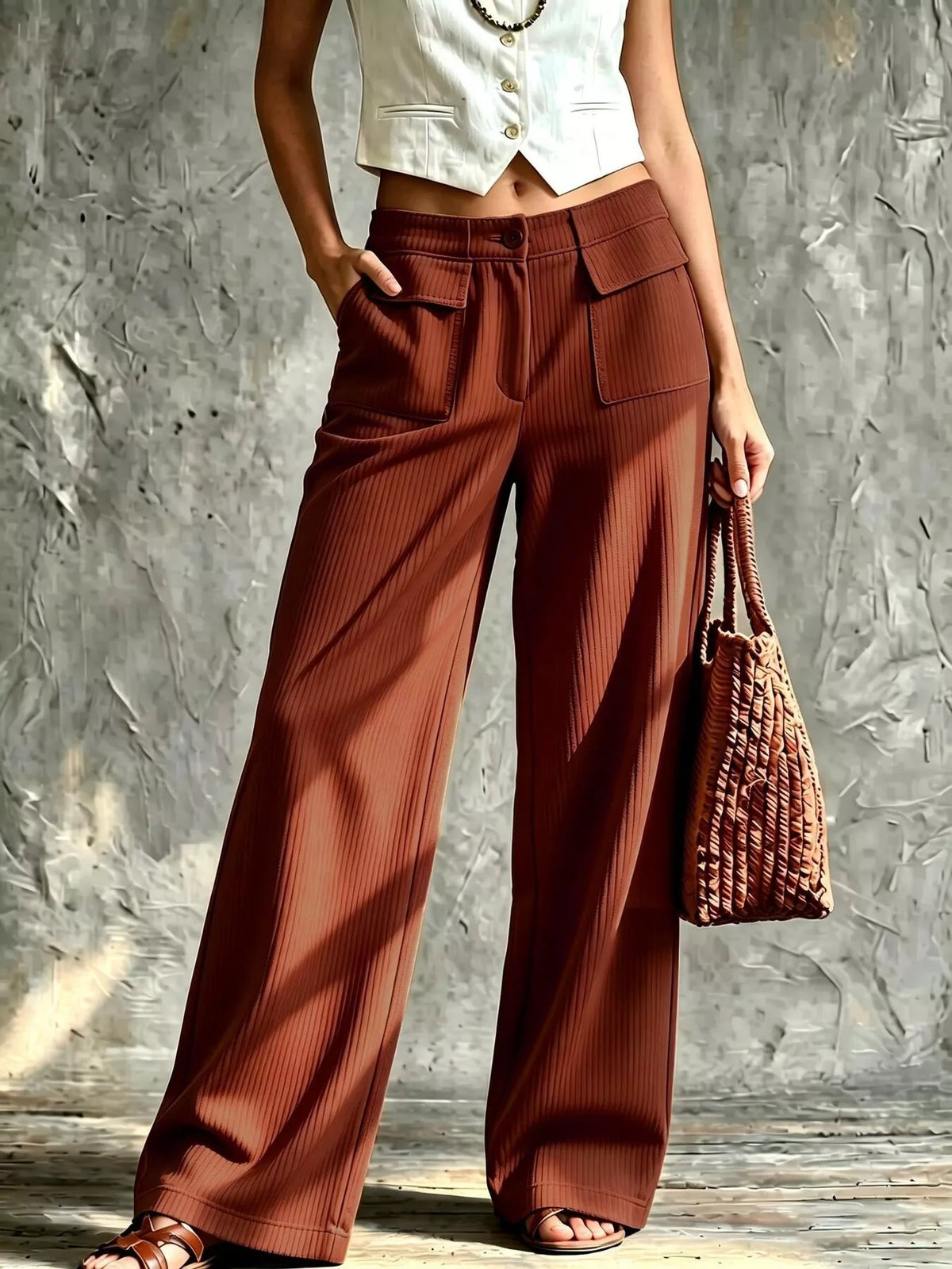 The Sloane Corduroy Wide-Legs | STAHlin RADIANCE
