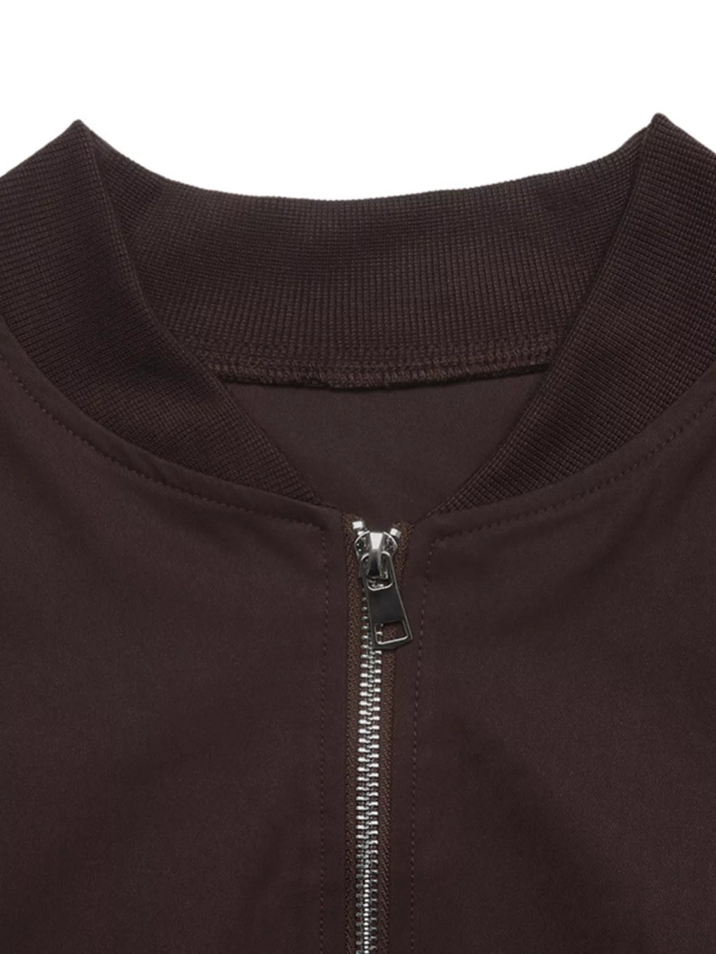 Zip Up Dropped Shoulder Jacket | STAHlin RADIANCE