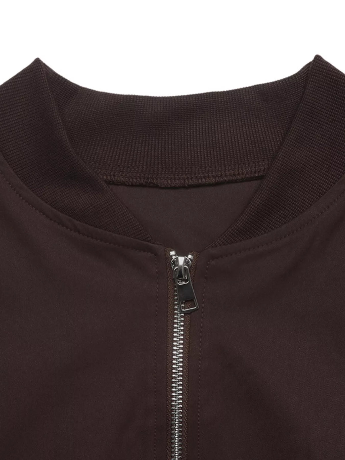 Zip Up Dropped Shoulder Jacket | STAHlin RADIANCE