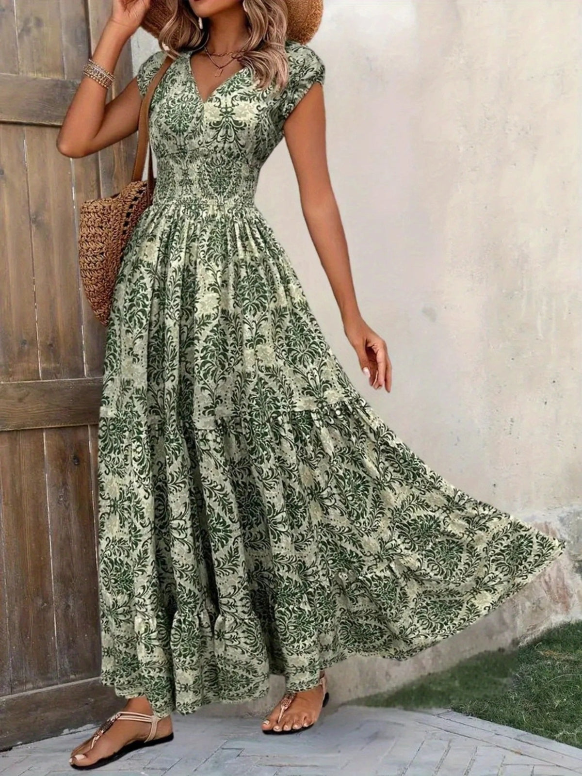 The Flora Cap Sleeve Maxi | STAHlin RADIANCE