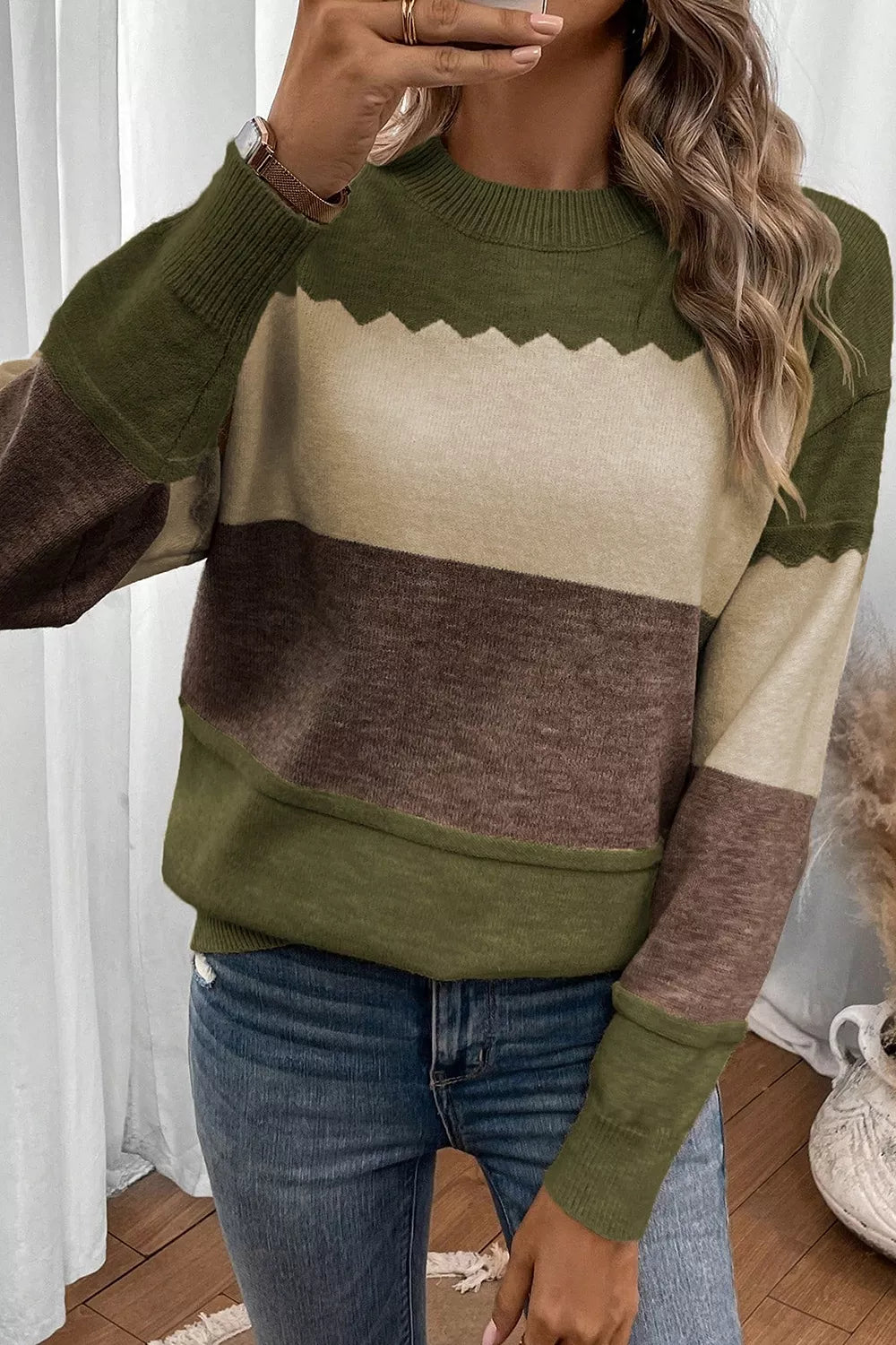 The Brynn Colorblock Sweater | STAHlin RADIANCE