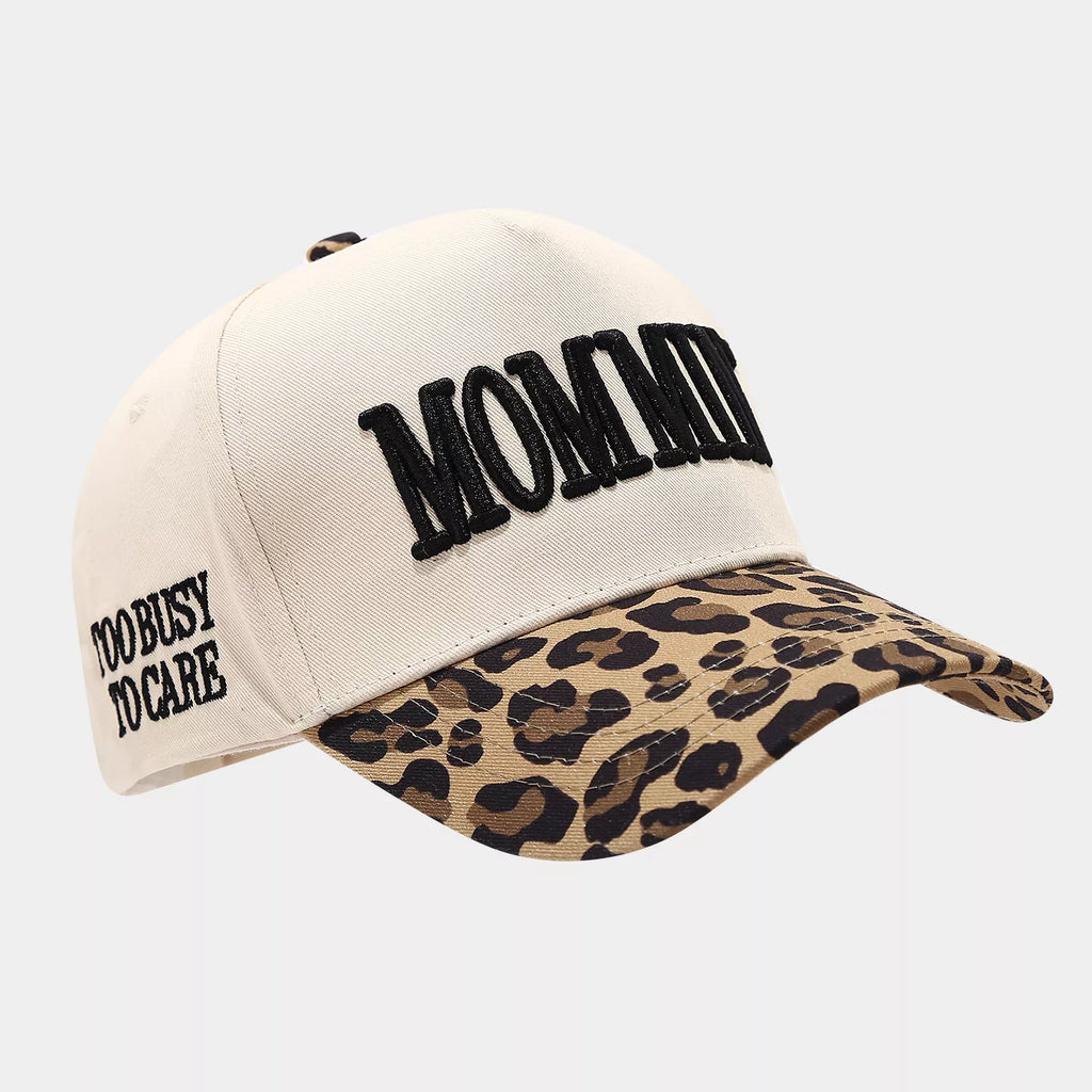 Leopard Embroidered Slogan Baseball Cap | STAHlin RADIANCE