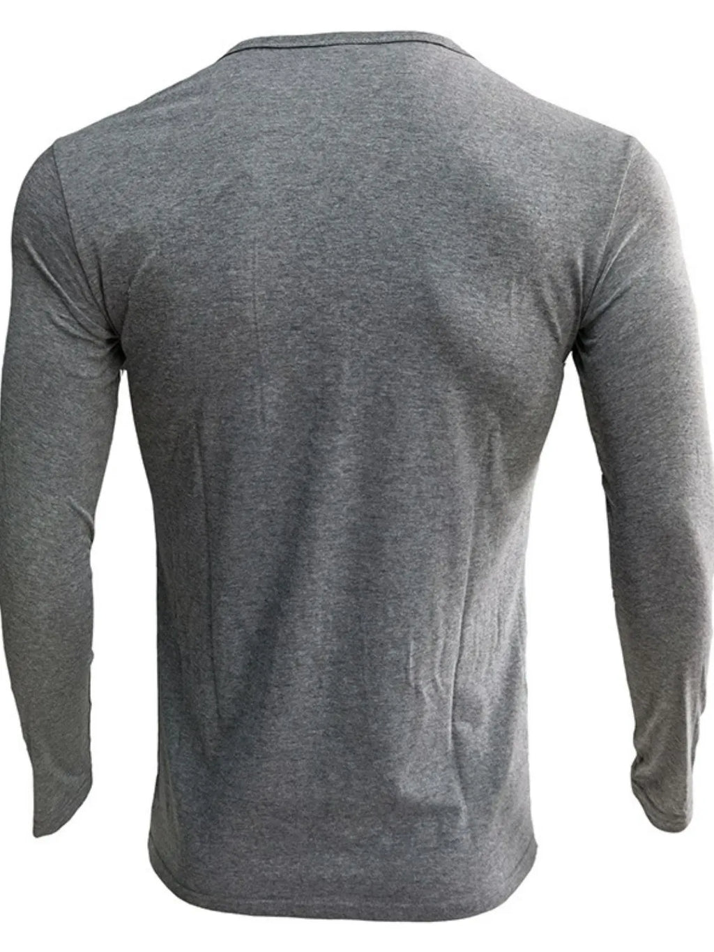 Men's Full Size Notched Long Sleeve Top Plus Size | STAHlin RADIANCE