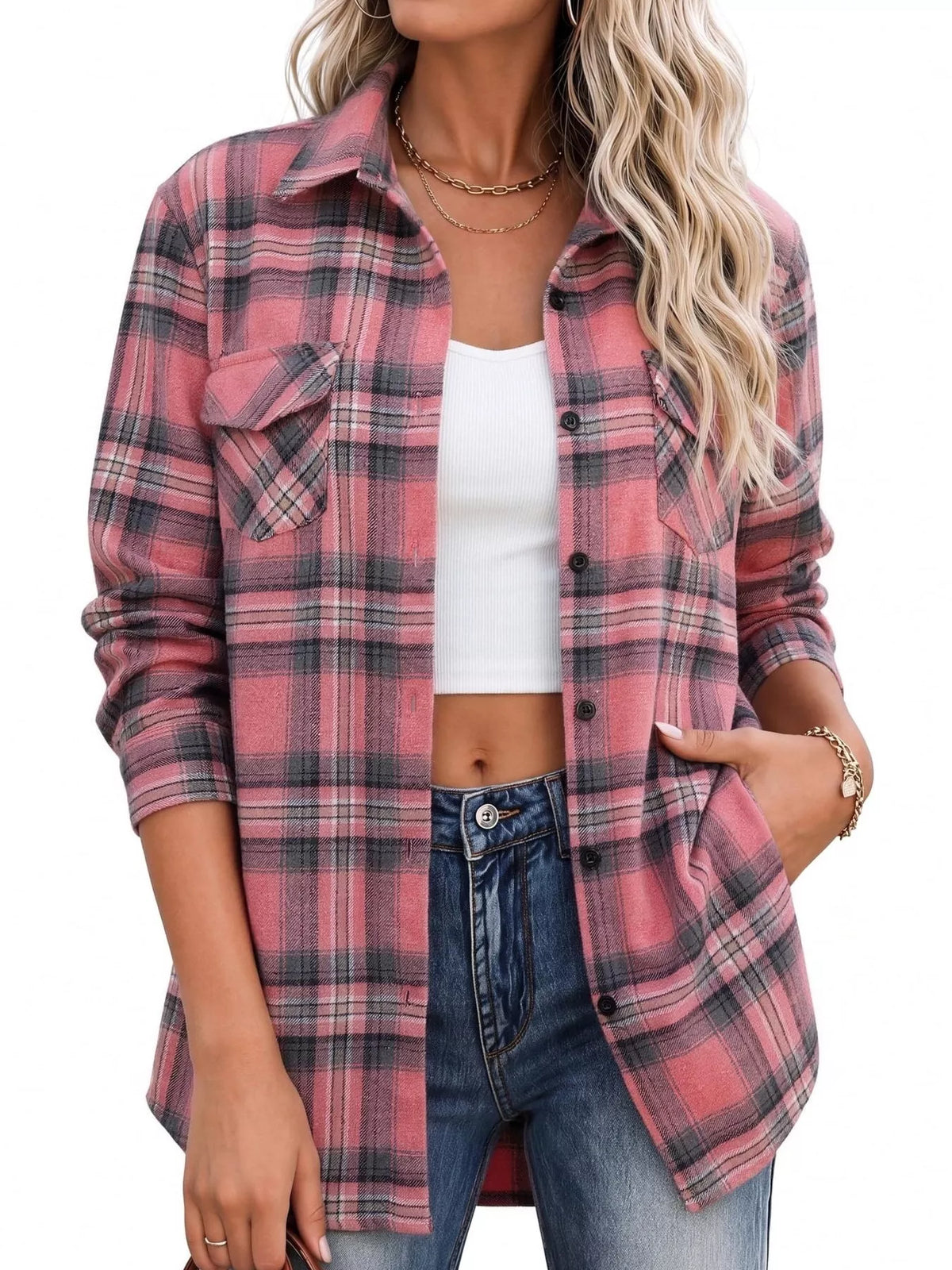 The Wren Plaid Button-Down | STAHlin RADIANCE