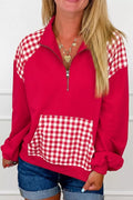 The Wren Plaid Quarter-Zip | STAHlin RADIANCE