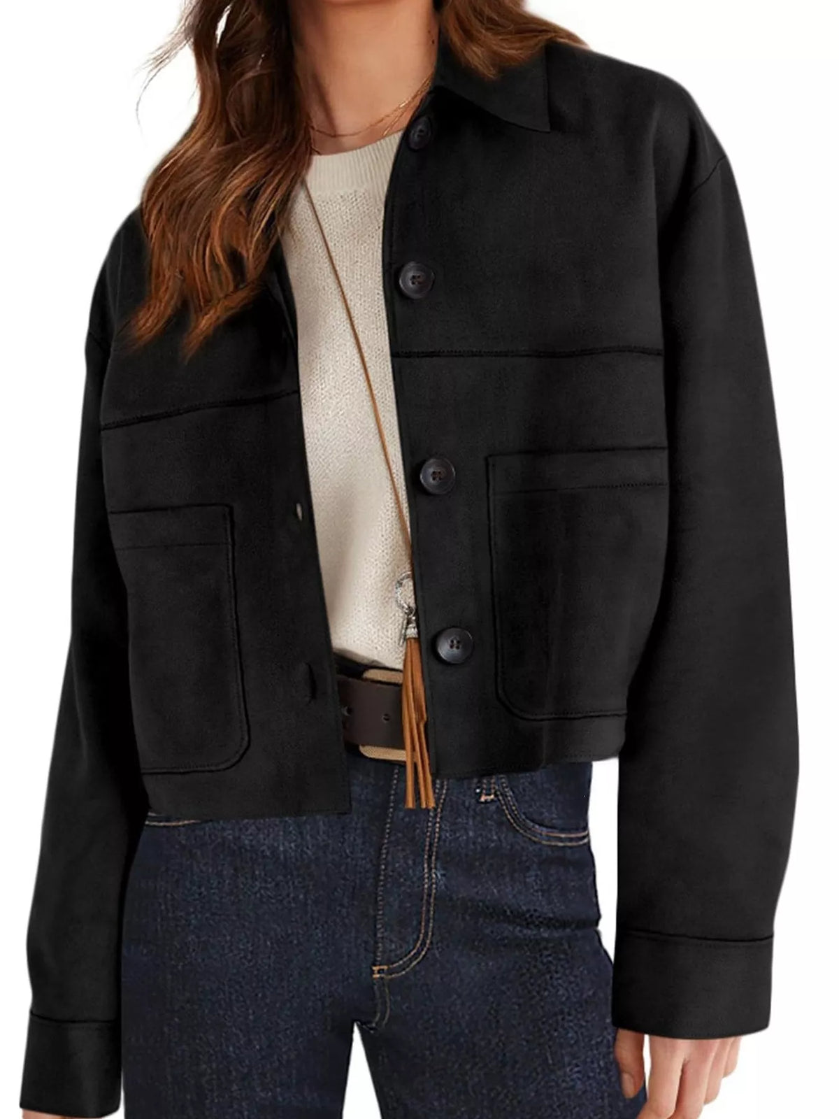 The Sutton Cropped Jacket | STAHlin RADIANCE