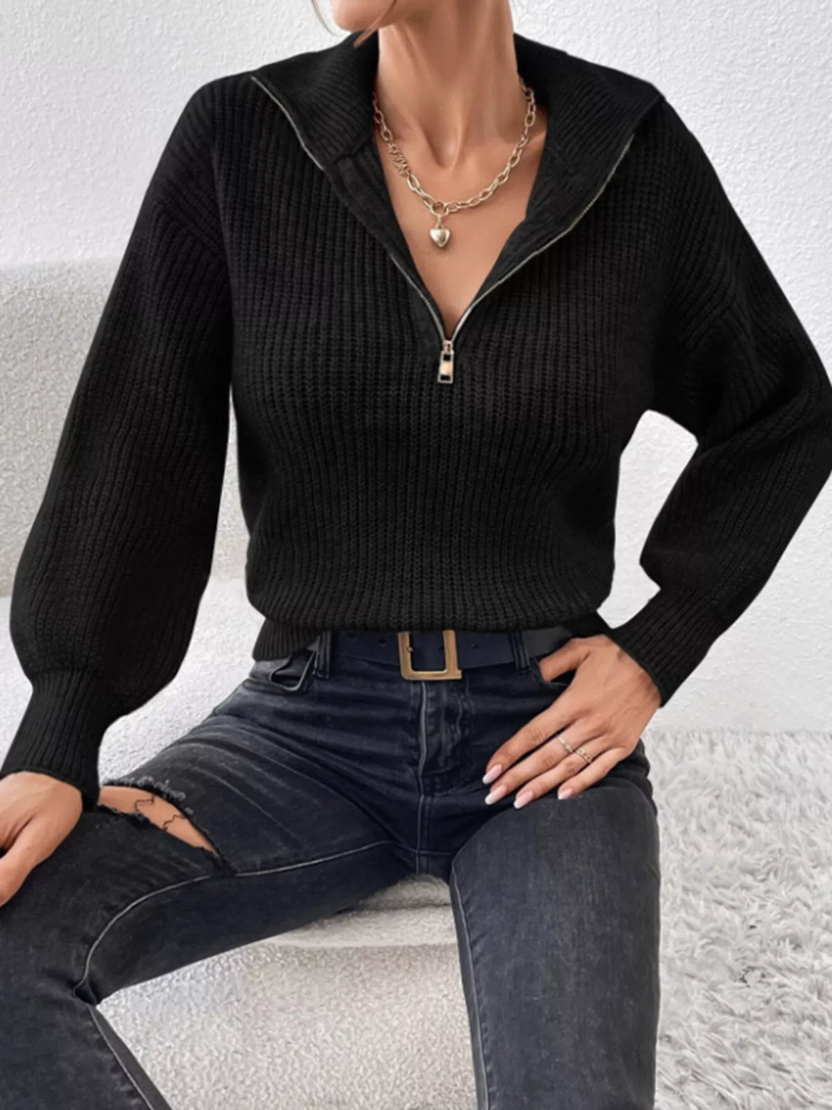 The Wren Drop-Shoulder Sweater | STAHlin RADIANCE