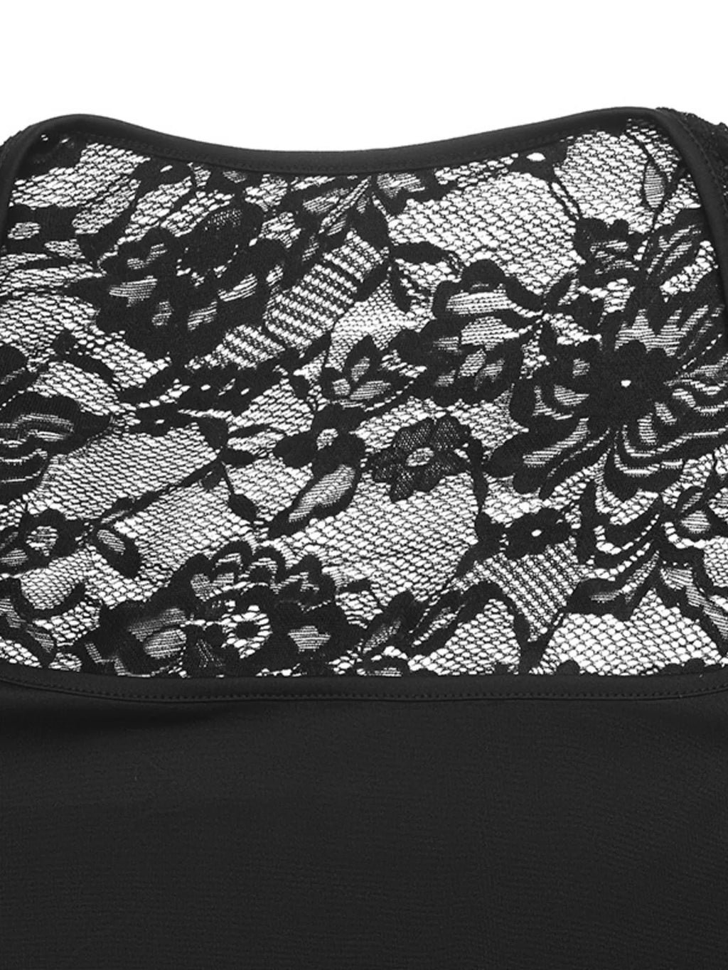 Lace Sleeve Square Neck Top | STAHlin RADIANCE