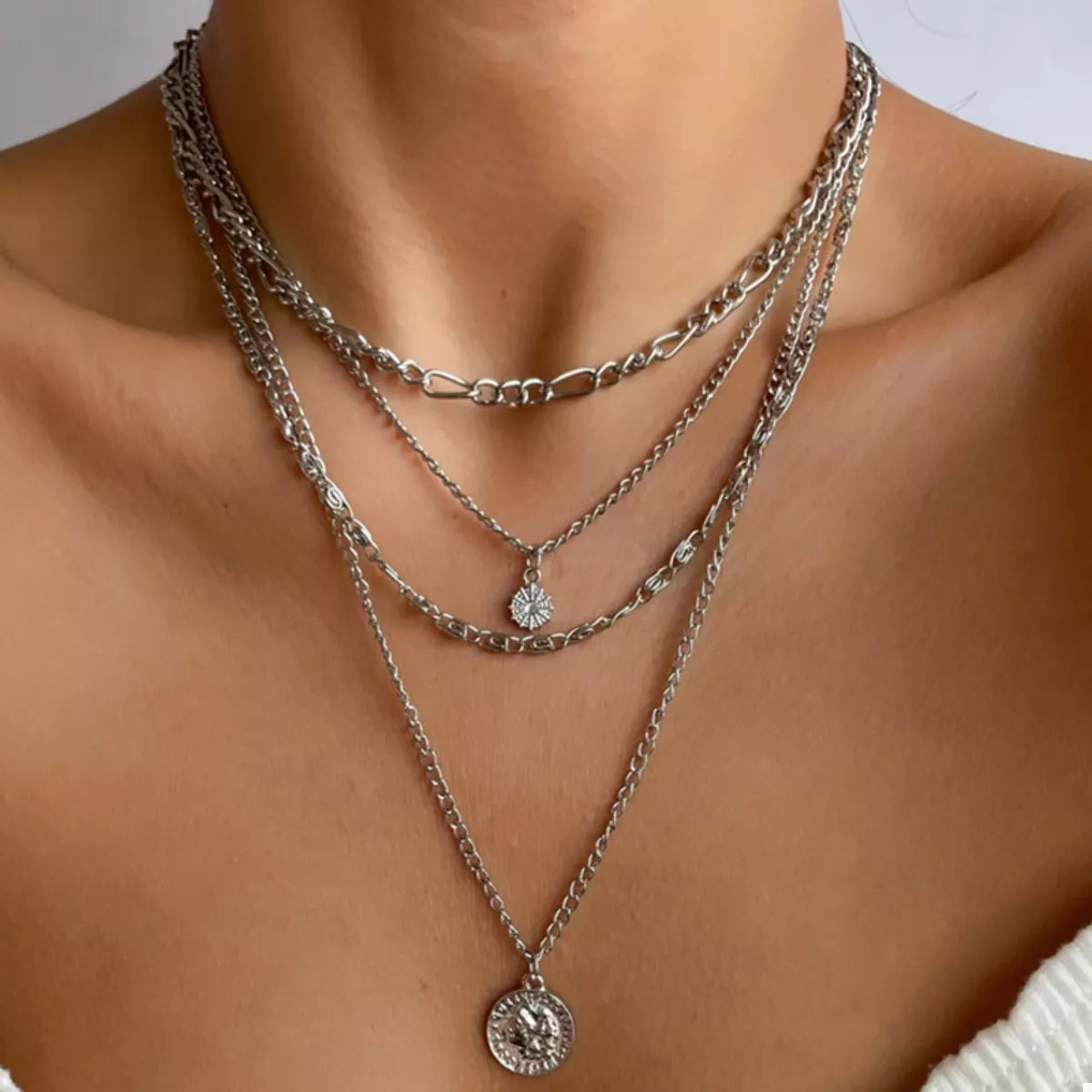 Four Layered Pendant Necklace | STAHlin RADIANCE