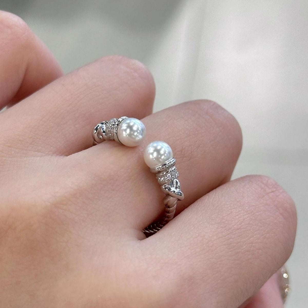 The Pearl Cuff Ring | STAHlin RADIANCE