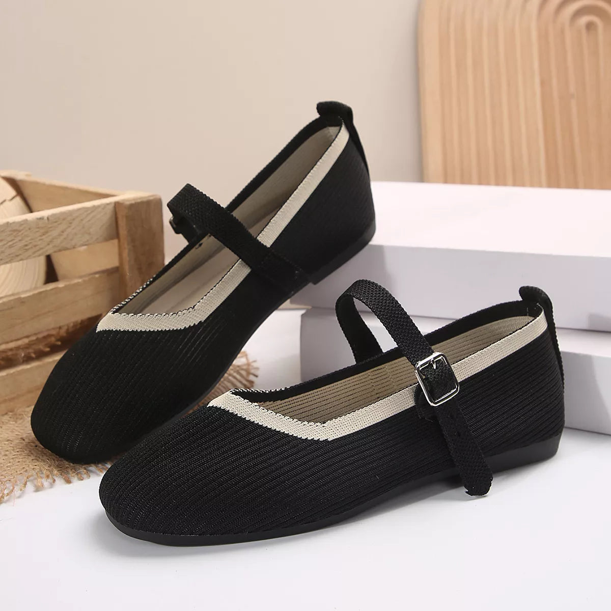 Round Toe Mesh Slip-Ons | STAHlin RADIANCE