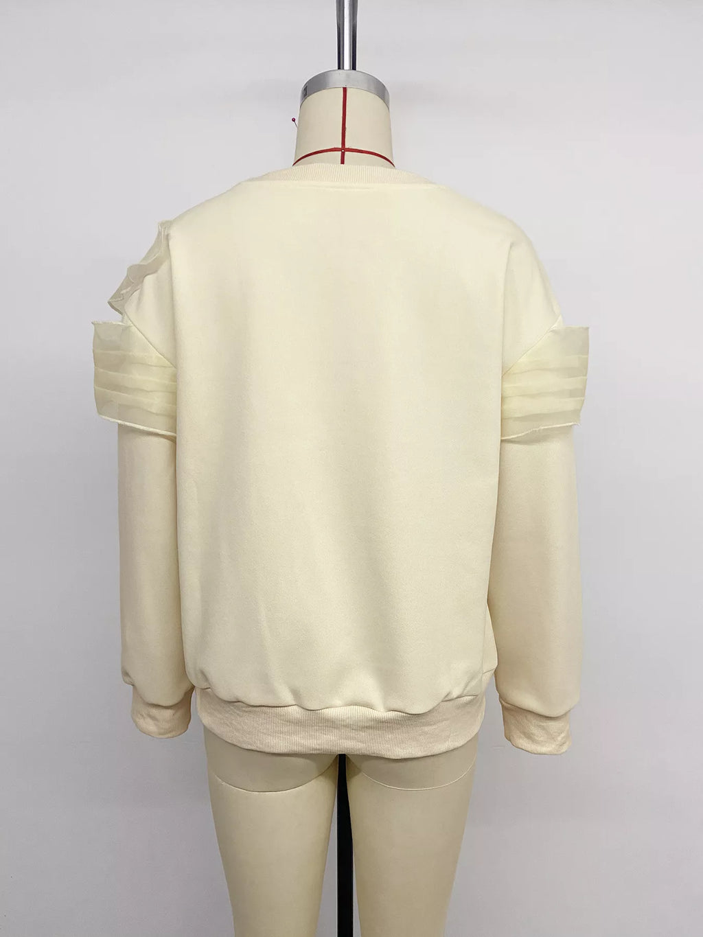 Bow Round Neck Long Sleeve Sweatshirt | STAHlin RADIANCE