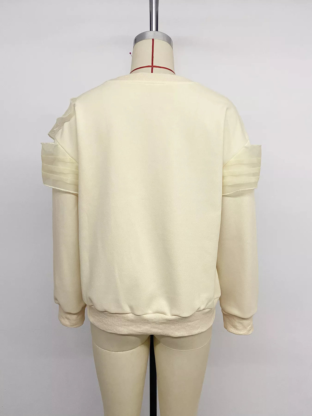 Bow Round Neck Long Sleeve Sweatshirt | STAHlin RADIANCE