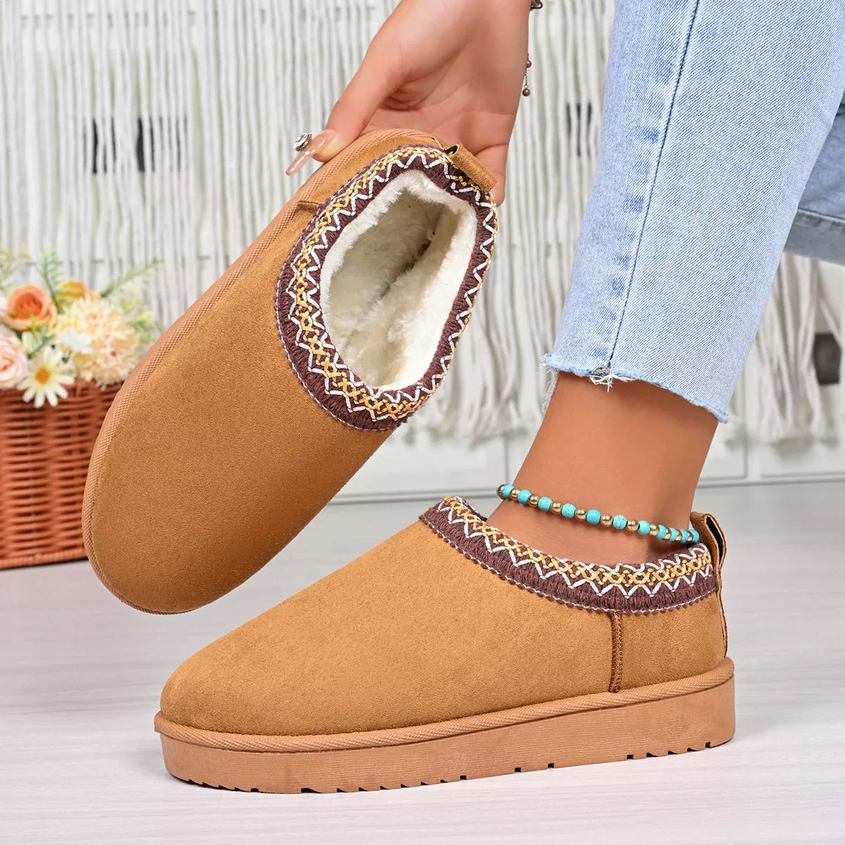 Round Toe Platform Ankle Boots | STAHlin RADIANCE