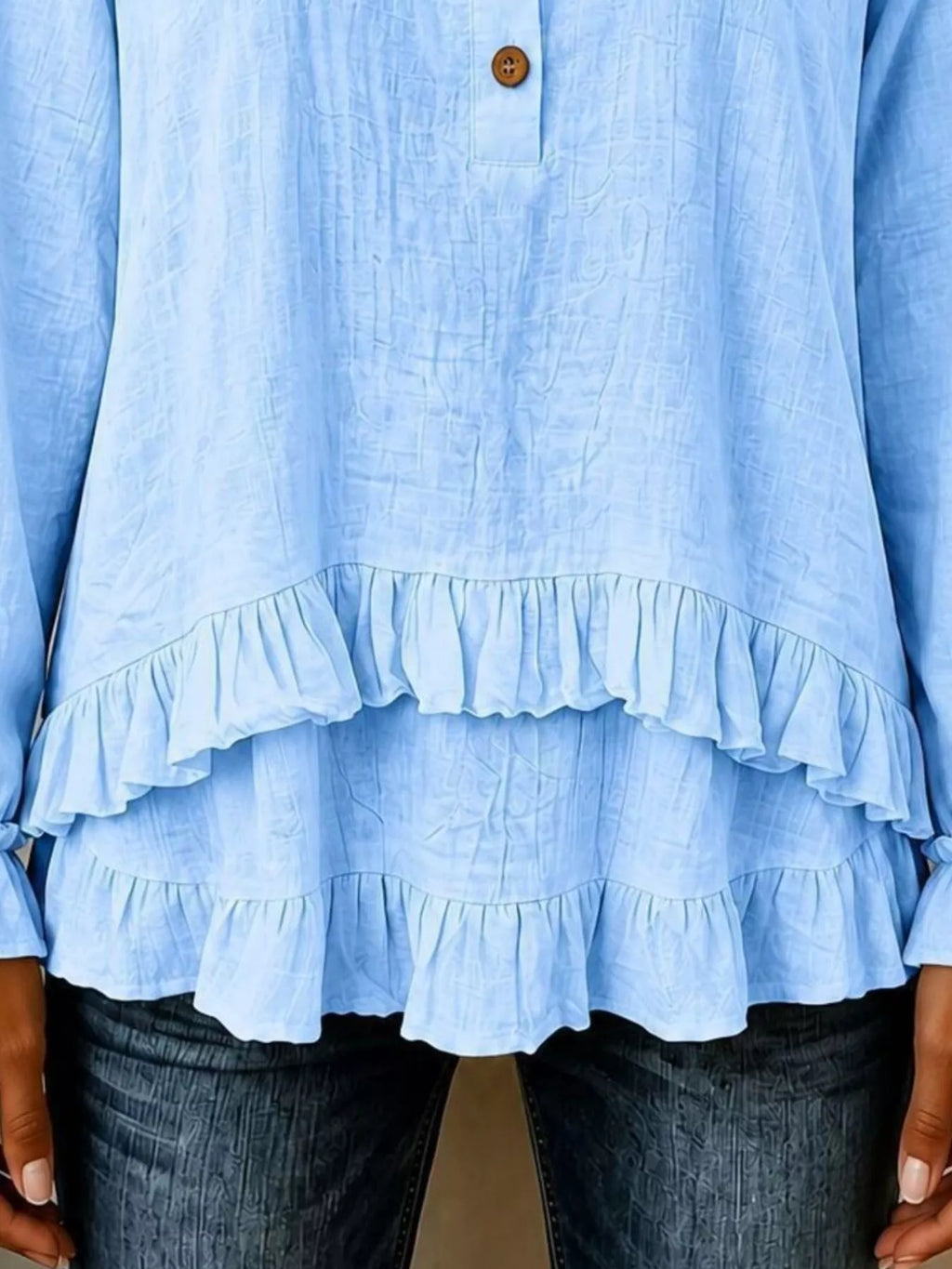 The Ruffled Button Blouse | STAHlin RADIANCE
