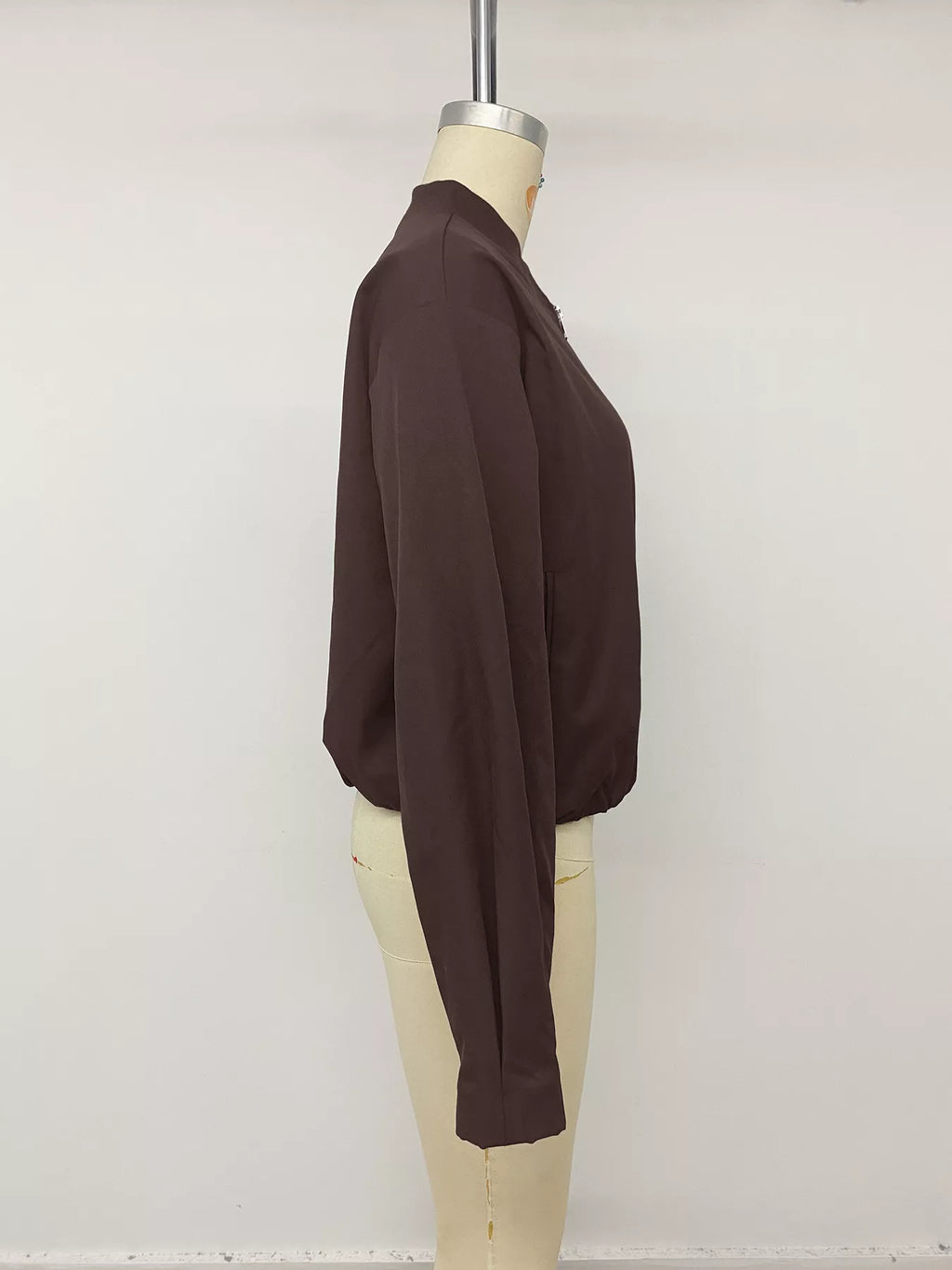 Zip Up Dropped Shoulder Jacket | STAHlin RADIANCE