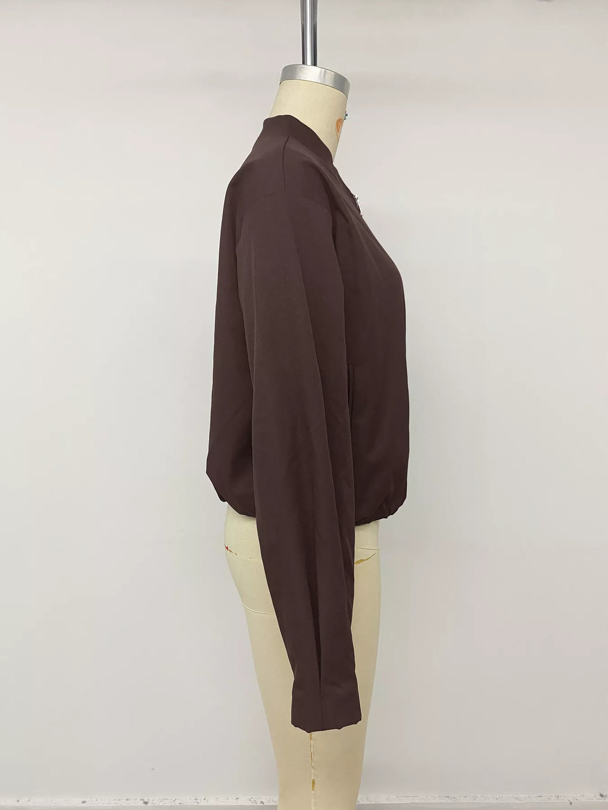 Zip Up Dropped Shoulder Jacket | STAHlin RADIANCE