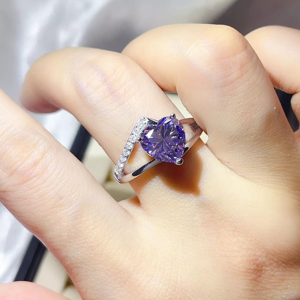 3 Carat 925 Sterling Silver Moissanite Ring | STAHlin RADIANCE