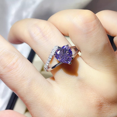 3 Carat 925 Sterling Silver Moissanite Ring | STAHlin RADIANCE