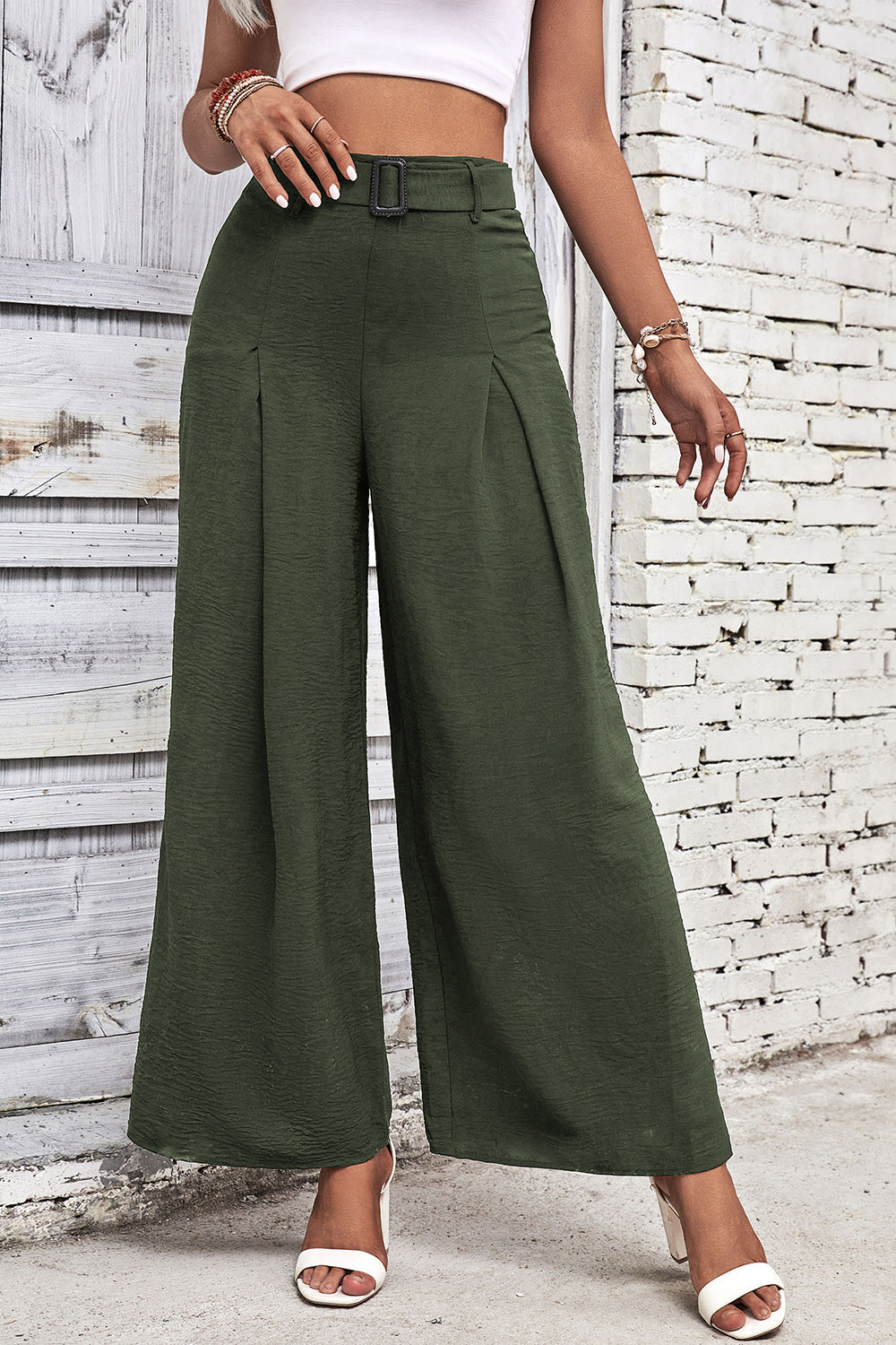 High Waisted Wide Leg Pants | STAHlin RADIANCE