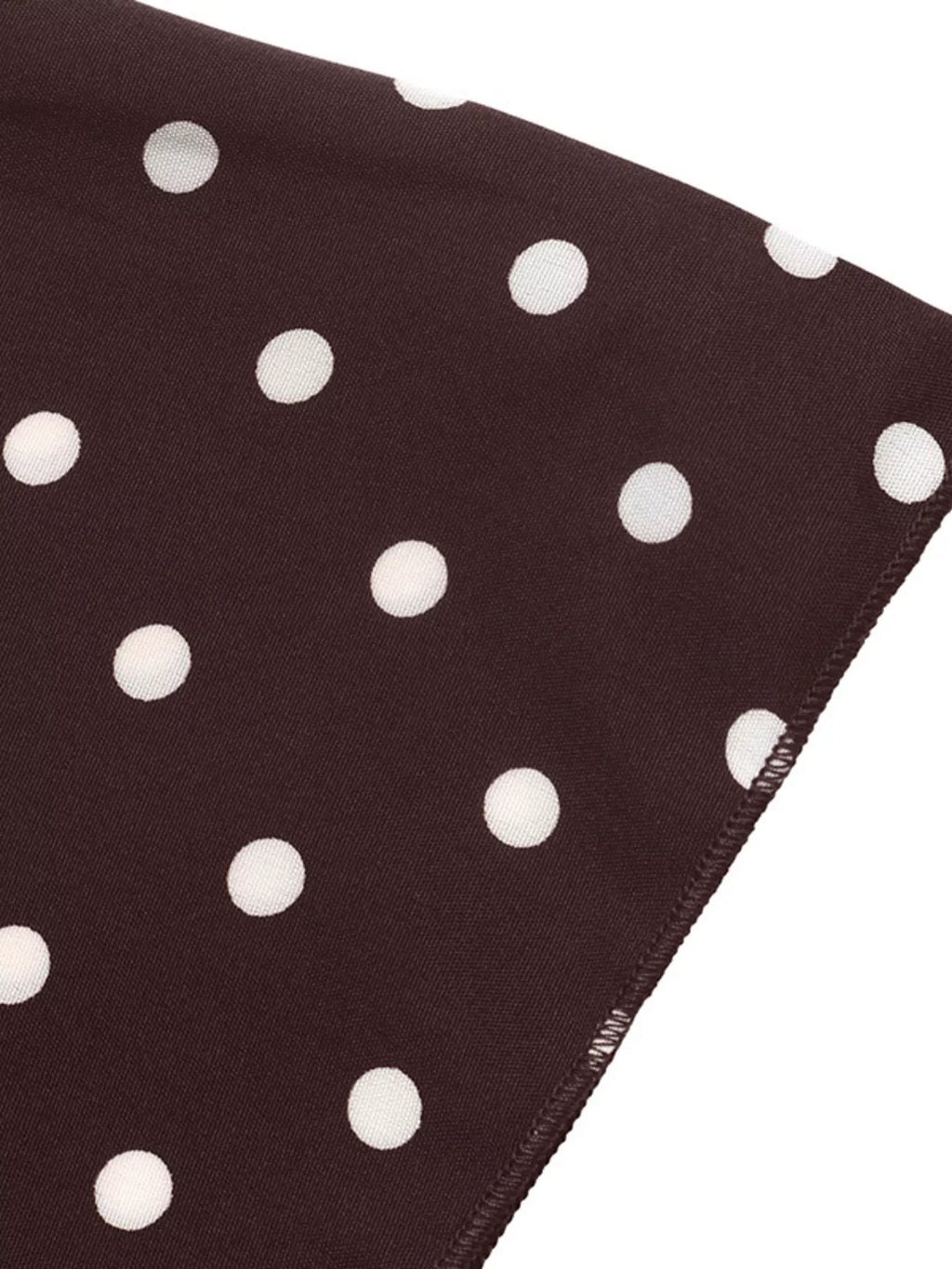 Polka Dot Flare Sleeve Tie Neck Dress | STAHlin RADIANCE